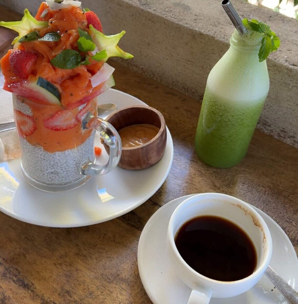 Chia pudding perfection.